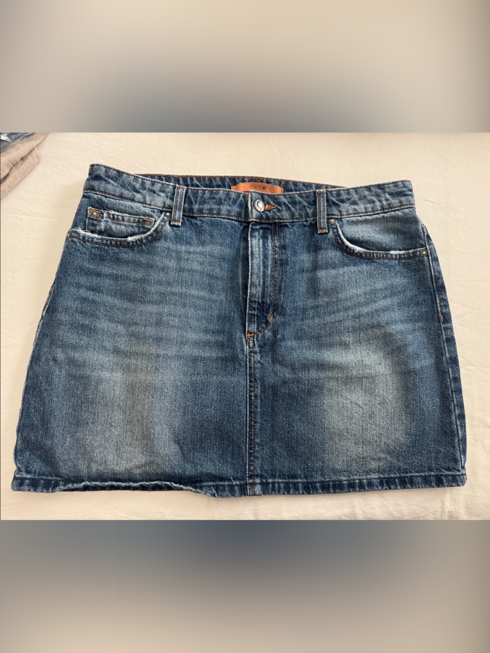 Joe's Jeans Women’s Medium Blue Denim Skirt Jeans- Editors Edition